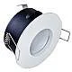 Faretto Incasso Bath Tondo Alluminio Bianco 1 Luce Gu10
