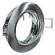 Faretto Incasso Fun Orientabile Tondo Alluminio Nero Satinato 1 Luce Gu10 D9,4Cm