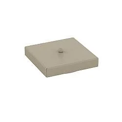 Rosone Quadrato Multiforo Metallo Sabbia 7 Uscite 14X14Cm