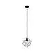 Lampadario Industrial Straiton 1 Luce Acciaio Nero