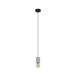 Lampadario Contemporaneo Prestwick 3 1 Luce Acciaio Nero