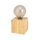Lampada Da Scrivania Contemporanea Prestwick 2 1 Luce Legno Marrone