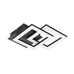 Plafoniera Moderna Paranday-Z Led Acciaio Nero