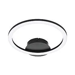 Plafoniera Moderna Parrapos-Z Led Acciaio Nero