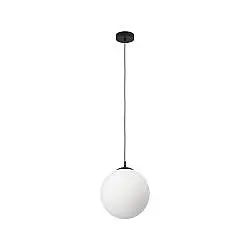 Lampadario Contemporaneo Rondo 3 1 Luce Acciaio Nero