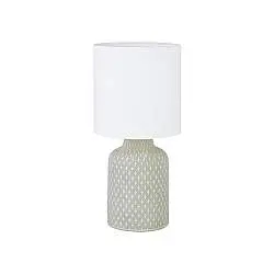 Lampada Da Scrivania Contemporanea Bellariva 1 Luce Ceramica Grigio