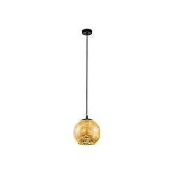 Lampadario Contemporaneo Albaraccin 1 Luce Metallo Nero