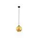 Lampadario Contemporaneo Albaraccin 1 Luce Metallo Nero