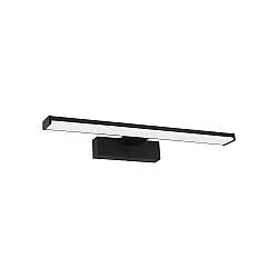 Applique Moderna Pandella 1 Media Led Alluminio Nero