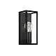 Applique Industrial Amezola 1 Luce Metallo Nero