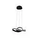 Lampadario Moderno Corredera Led Acciaio Nero
