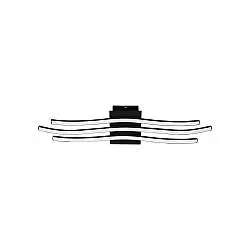 Applique Moderna Roncade 1 Led Metallo Nero