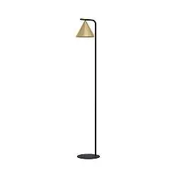 Piantana Contemporanea Narices 1 Luce Acciaio Nero