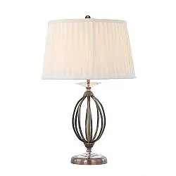 Lampada Da Scrivania Classica Aegean Acciaio Ottone Anticato 1 Luce E27