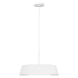 Lampadario Contemporaneo Asher Acciaio Bianco Opaco Vetro 5 Luci E14