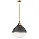 Lampadario Contemporaneo Fletcher Acciaio Zinco Antico Ottone 3 Luci E27