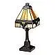 Abatjour Tiffany Holmes Metallo Bronzo Vintage 1 Luce E14