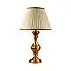 Lume In Legno Classico Oro Con Paralume 1 Luce Rondine