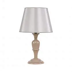 Lume In Legno Classico Tortora Opaco Con Paralume 1 Luce Nibbio
