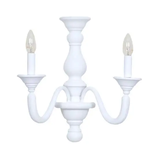Applique In Legno Classico Grigio Sbiancato 2 Luci Laridi | LuceArt