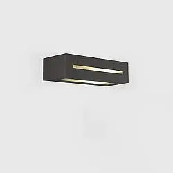 Applique Moderna Esterno Aster A Alluminio Antracite 1 Luce E27