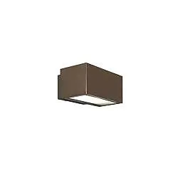 Applique Moderna Esterno Bach Alluminio Ruggine 1 Luce E27