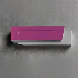 Applique Contemporanea Clap Metallo Magenta Led 18W