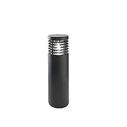 Paletto Moderno Esterno Cyll Alluminio Antracite 1 Luce E27 35Cm