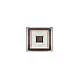 Plafoniera Contemporanea Halò Metallo Ruggine Led 46W