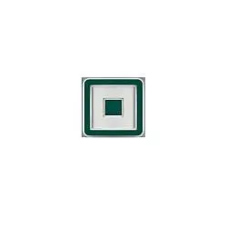 Plafoniera Contemporanea Halò Metallo Verde Bosco Led 46W
