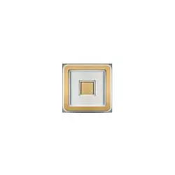Plafoniera Contemporanea Halò Metallo Oro Opaco Led 60W