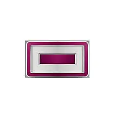 Plafoniera Contemporanea Halò Metallo Magenta Led 36W