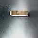 Applique Contemporanea Handles Metallo Foglia Oro Led 12W