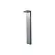 Paletto Moderno Esterno Huk Alluminio Grigio Perla Led 10,5W