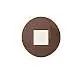 Plafoniera Contemporanea Pixart Metallo Ruggine Led 16W