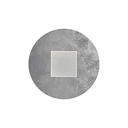 Plafoniera Contemporanea Pixart Metallo Foglia Argento Led 16W