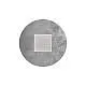 Plafoniera Contemporanea Pixart Metallo Foglia Argento Led 16W