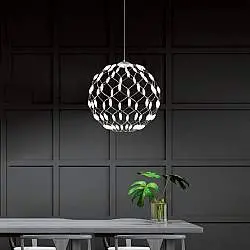 Sospensione Contemporanea Well Metallo Bianco Led 72W