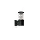 Applique Moderna Tronco Alluminio Nero 1 Luce E27