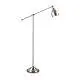 Piantana Industrial-Minimal Newton Metallo Cromo 1 Luce E27