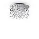 Plafoniera Contemporanea Neve Metallo Cromo 12 Luci G9 3W 3000K Luce Calda