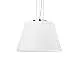 Sospensione Moderna Cylinder Metallo Bianco 1 Luce E27