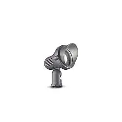 Faretto Da Esterno Moderno Terra Alluminio Antracite 1 Luce Gu10