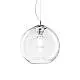 Sospensione Moderna Nemo Metallo Trasparente 1 Luce E27 D40Cm