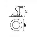 3 Faretti Ad Incasso Swing Metallo Bianco 1 Luce Gu10 | Ideal Lux