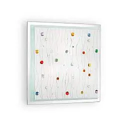 Plafoniera Moderna Ocean Metallo Multicolor 3 Luci E27