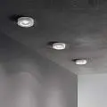 3 Faretti Incasso Moderno Blues Alluminio Bianco 1 Luce Gu10 5W 3000K Luce Calda | Ideal Lux