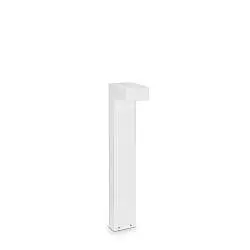 Piantana Moderna Sirio Alluminio Bianco 2 Luci 3W 3000K Luce Calda H60Cm