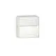 Applique Moderna Down Alluminio Bianco 1 Luce G9 3W 3000K Luce Calda