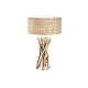 Lampade Da Scrivania Industrial Driftwood Metallo-Legno Marrone 1 Luce E27